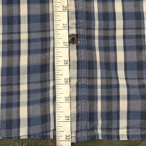 Carhartt Mens 3XL Tall Loose Fit Plaid Short Sleeve Work Shirt Button Up - Picture 3 of 8